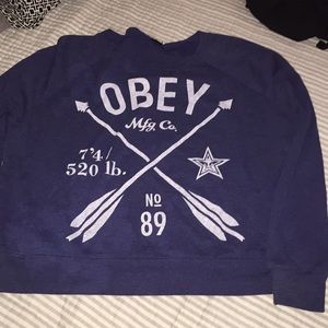 Obey crop top
